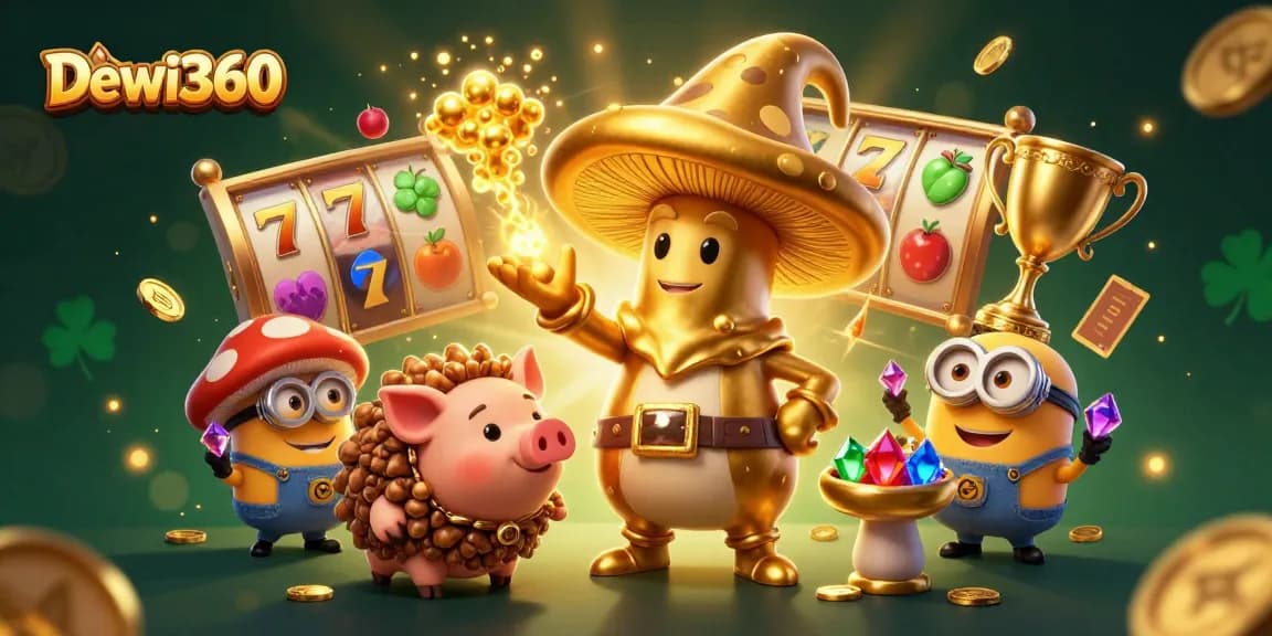 Dewi360 memikat pemain dengan sihir slot dan harta karun dari karakter kartun magis dalam dunia kasino.