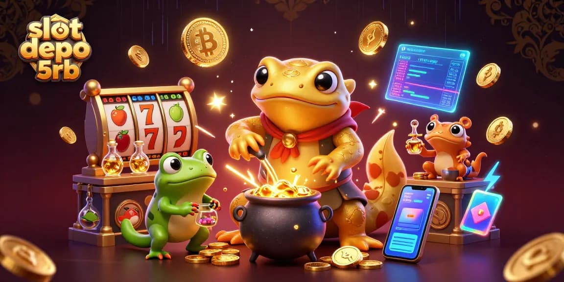 Spin the reels of slot depo 5rb, where the golden salamander alchemist creates jackpot magic!