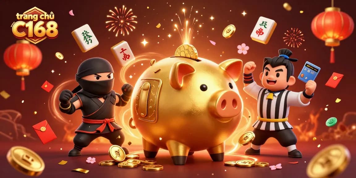Experience the excitement at trang chủ C168 with dynamic gaming elements and colorful characters.