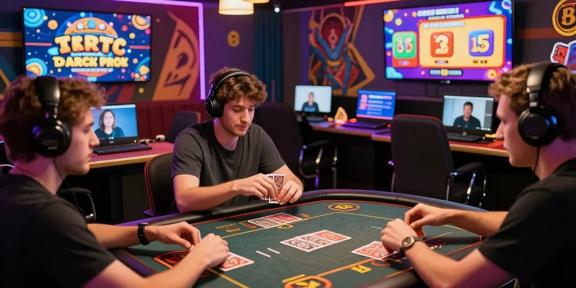 Engaging scene of players at online games reflecting the excitement of https://gamebaidoithuong.is/ with colorful, inviting atmosphere.