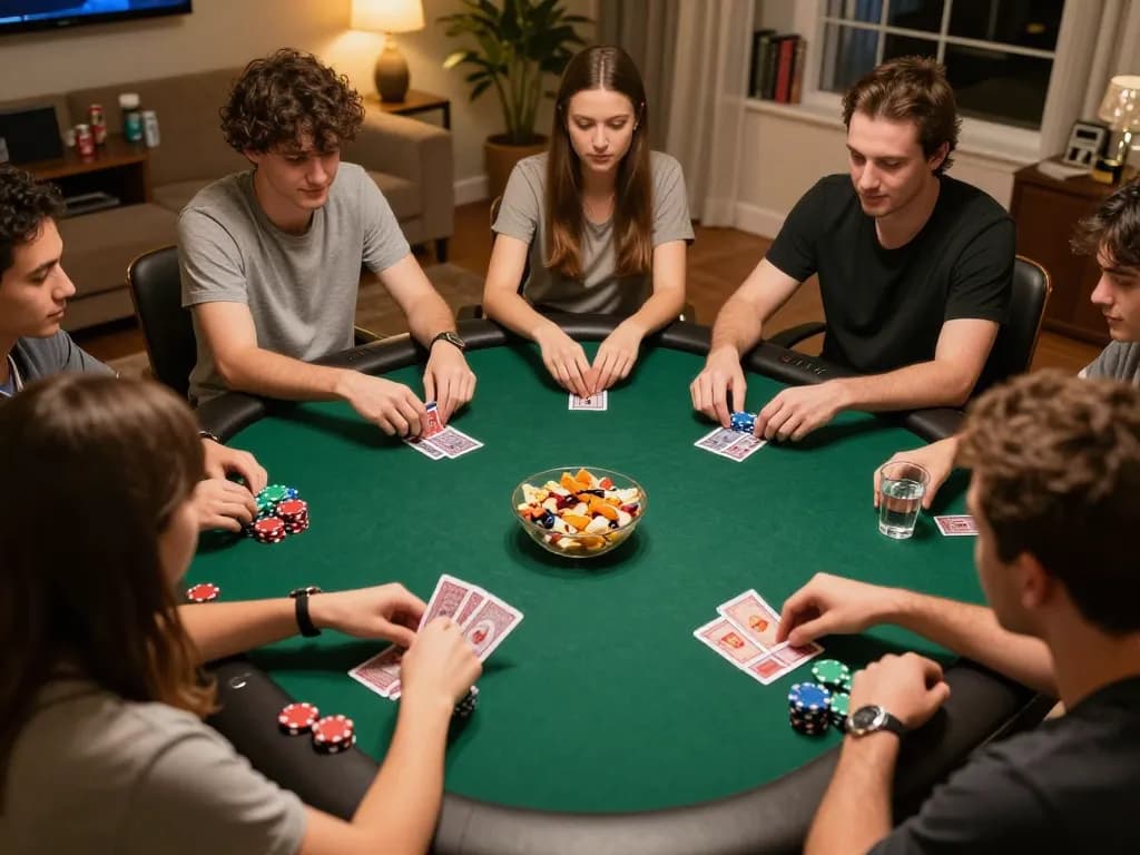 Players enjoying a thrilling game on kubet79 platform, showcasing poker strategy and social interaction.