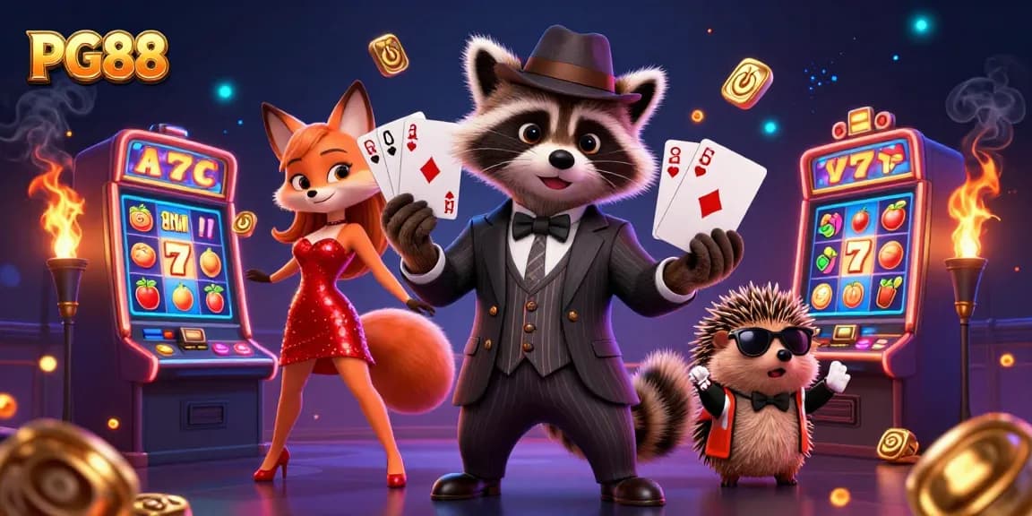 Join the excitement at PG88 with vibrant slot games and a winning royal flush trio!