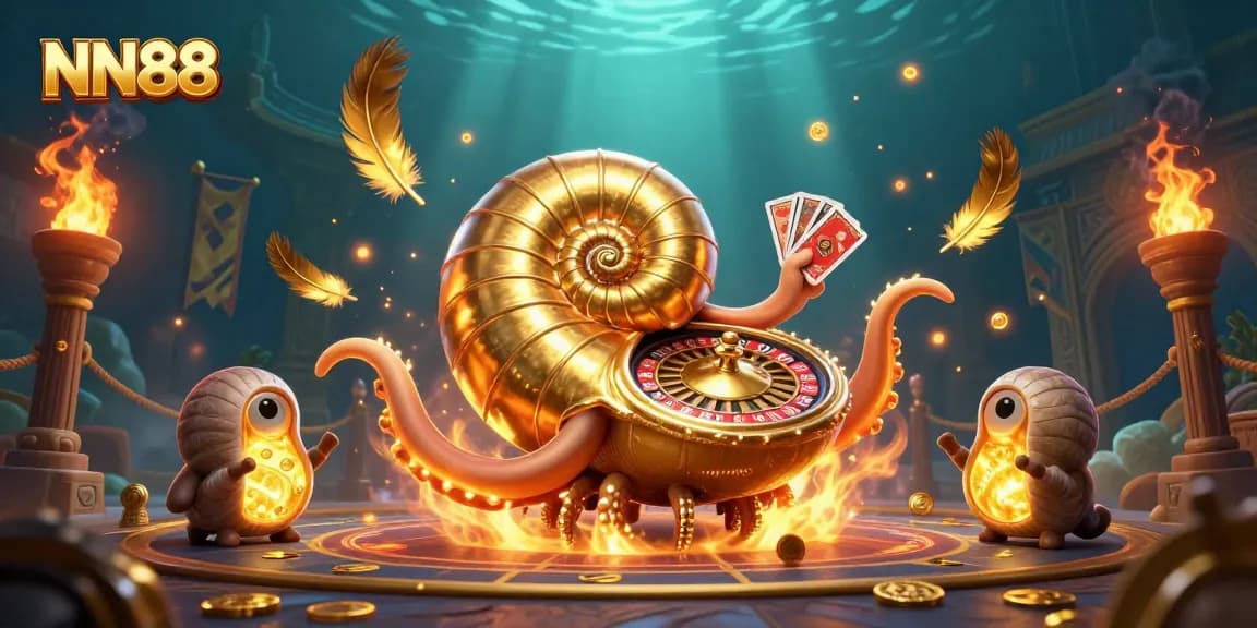 Experience thrilling gameplay at NN88 with vibrant elements of 3D digital casino art.