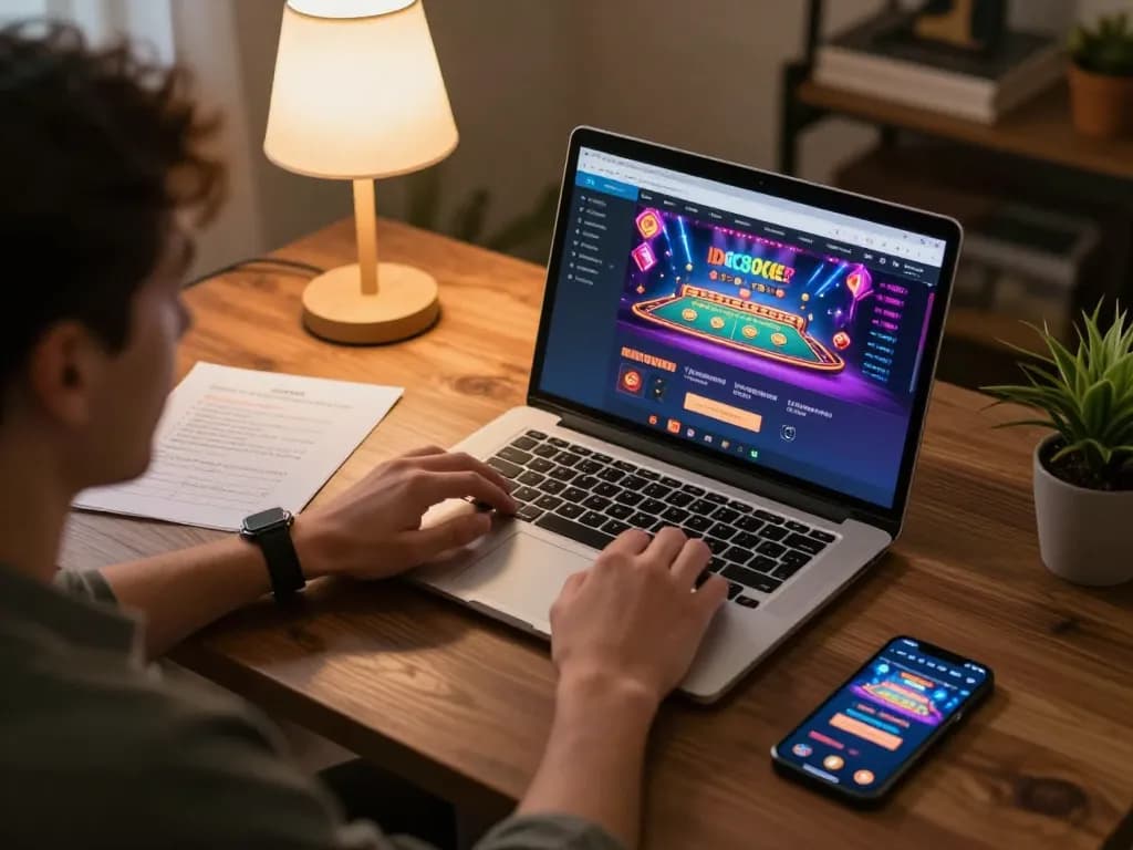 ENGAGING gameplay on IDC88JOKER platform, showcasing vibrant online casino experience.