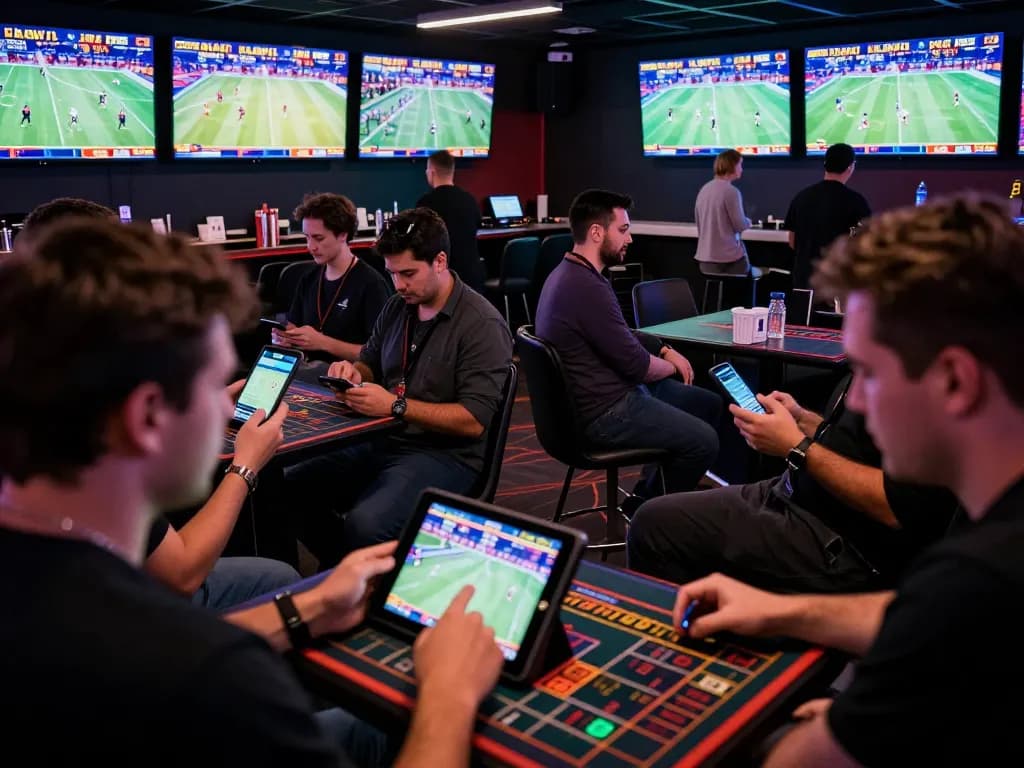 The 7m sports betting environment showcasing real-time wagering and live games excitement.