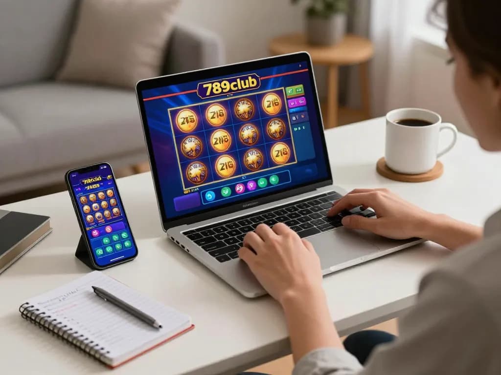 Engaging gameplay on 789club with a focus on personalized online casino strategy in a cozy setup