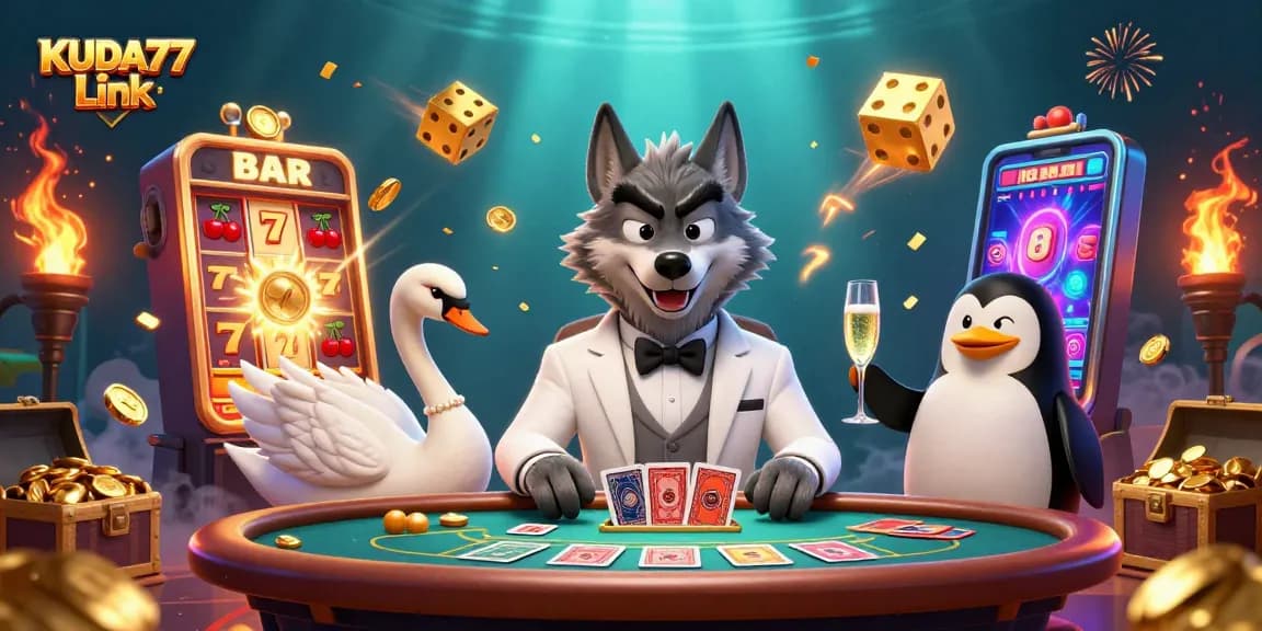 Menangkan permainan slot di KUDA77 Link dengan bonus menarik dan penyedia terbaik.