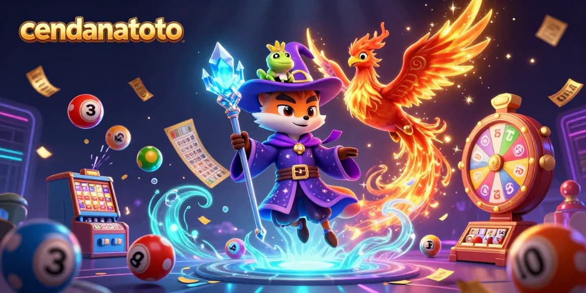 Engage with cendanatoto's thrilling lottery experience featuring colorful lottery elements.