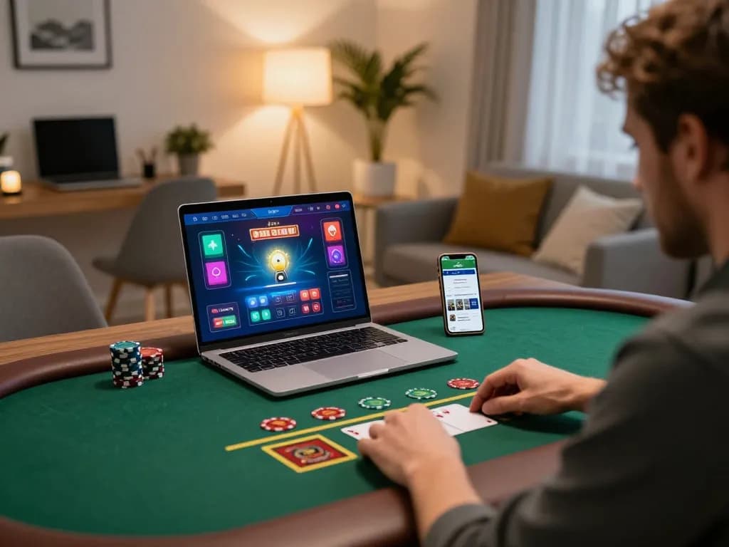 Player enjoying a live dealer blackjack game on KK55 platform, demonstrating an engaging online gambling experience