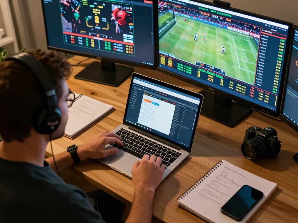 Engaged user placing bets through the sc88e online platform, showcasing vibrant sports betting activity.