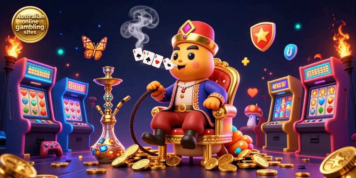 Engage with Australian online gambling sites featuring vibrant casino visuals and dynamic gaming elements.