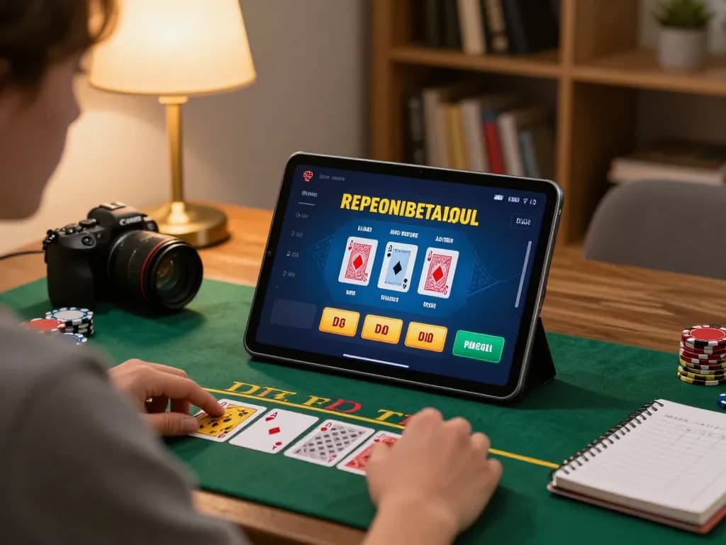 Playing live dealer blackjack online with incakoin in a cozy home environment