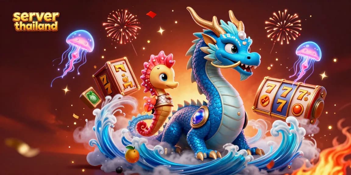 Spin the reels on server thailand while experiencing vivid 3D characters and casino elements.
