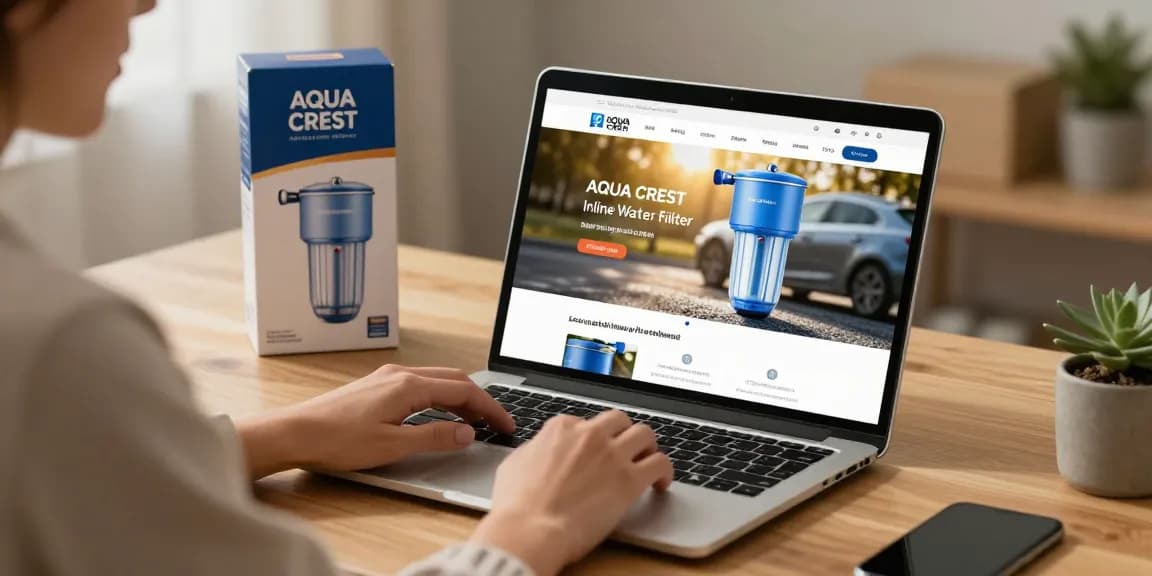 AQUA CREST Inline Water Filter, Dedicated for Car Washing - Ideal for online shopping and e-commerce product reviews. Best deals and buyer's guide.