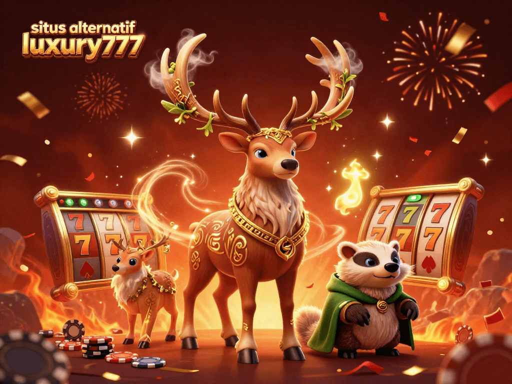 Menghadirkan keseruan di situs alternatif luxury777 dengan dadu, chip poker, dan layar jackpot yang bersinar.