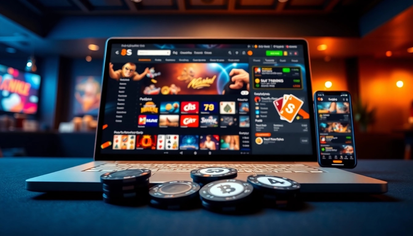 Engaging online betting environment showcasing 8S com's user-friendly interface and vibrant gaming options