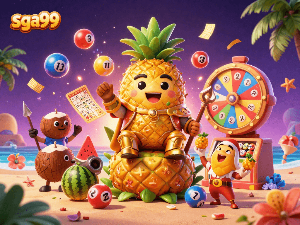 Join the exciting action at sga99 with a vibrant 3D illustration of the casino experience.