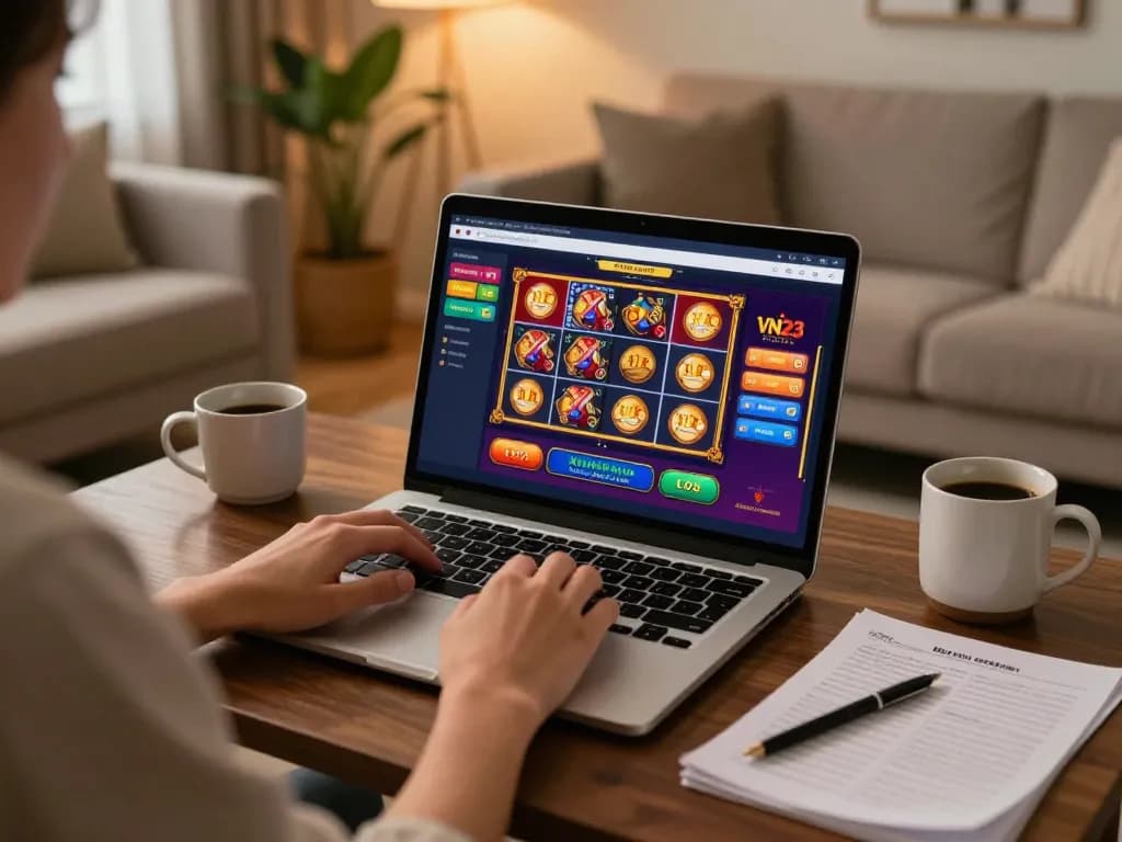 Engage with VN23 online casino while enjoying a cozy home experience.