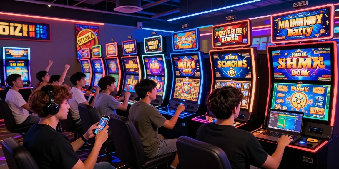 Pengalaman seru bermain situs slot gacor dengan pemain merayakan kemenangan di platform digital.