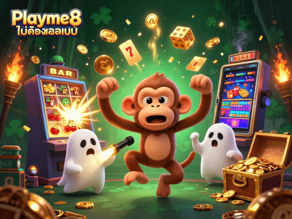 เล่นเกมคาสิโนออนไลน์ Playme8 ไม่ต้องโหลดแอป พร้อมภาพบรรยากาศคาสิโนที่น่าตื่นเต้น