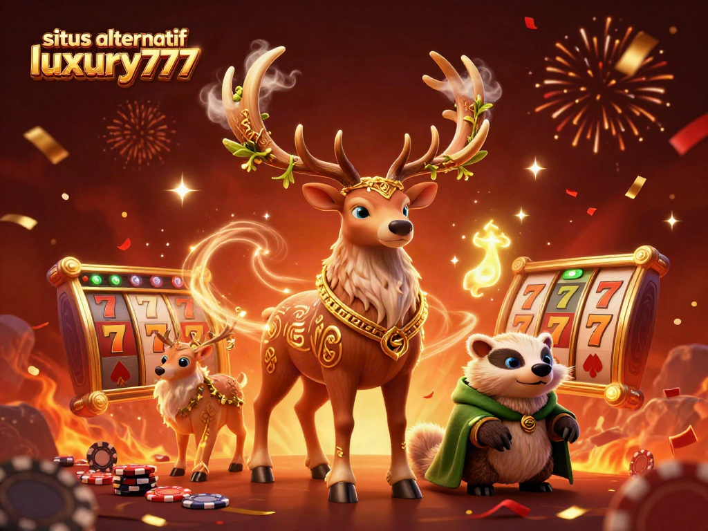 Menghadirkan keseruan di situs alternatif luxury777 dengan dadu, chip poker, dan layar jackpot yang bersinar.