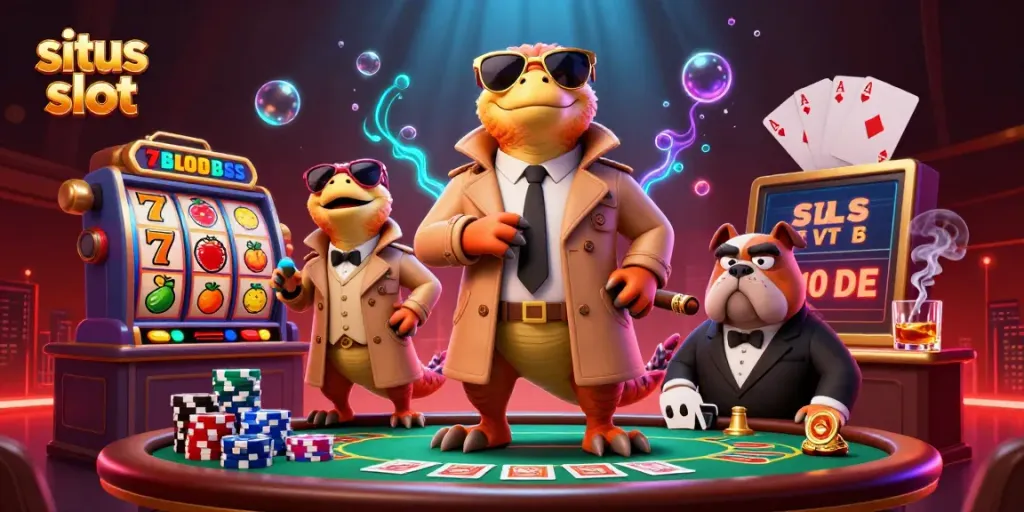 Rasakan sensasi bermain situs slot dengan desain 3D menampilkan karakter unik di kasino.