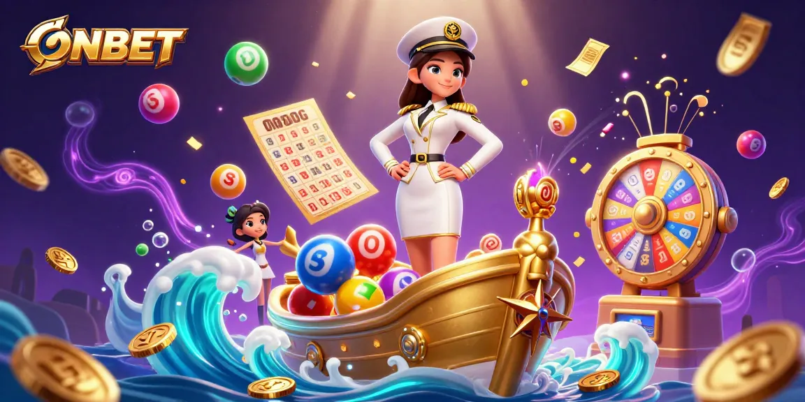 Join ONBET for thrilling casino adventures with a vibrant lottery atmosphere and dynamic gaming elements.