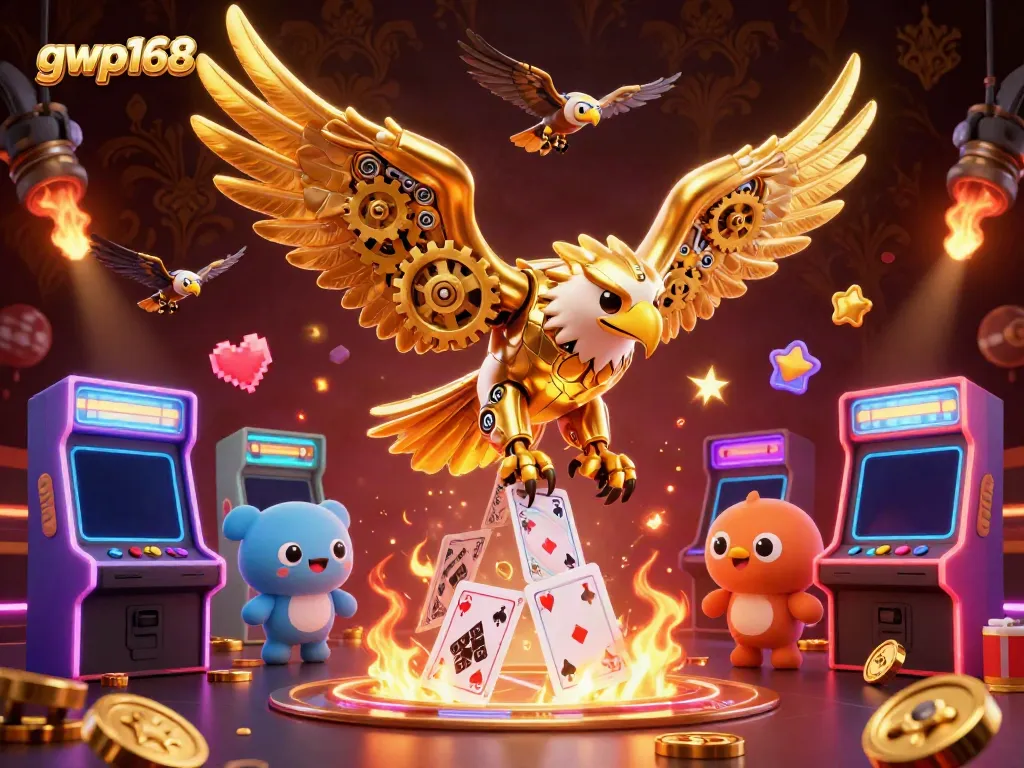 GWP168 membawa keajaiban dengan simbol slot mengkilat dan permainan menegangkan dalam ilustrasi 3D yang kaya.