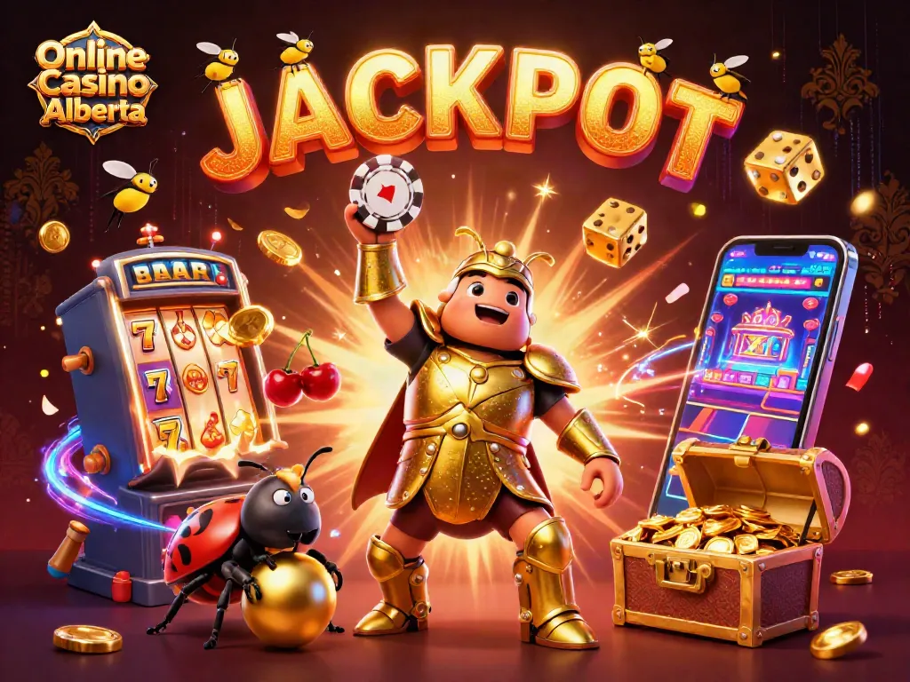 Experience thrilling gameplay at Online Casino Alberta with vibrant, dynamic gaming elements.
