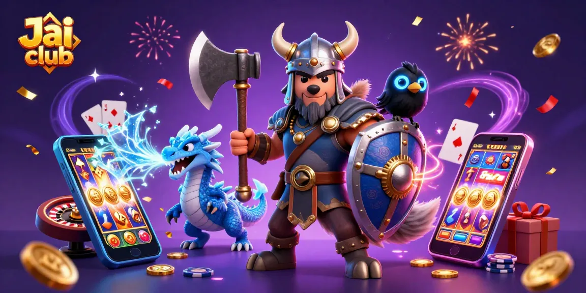 Play engaging games and win rewards at Jai club with thrilling 3D cartoon characters and dynamic visuals.