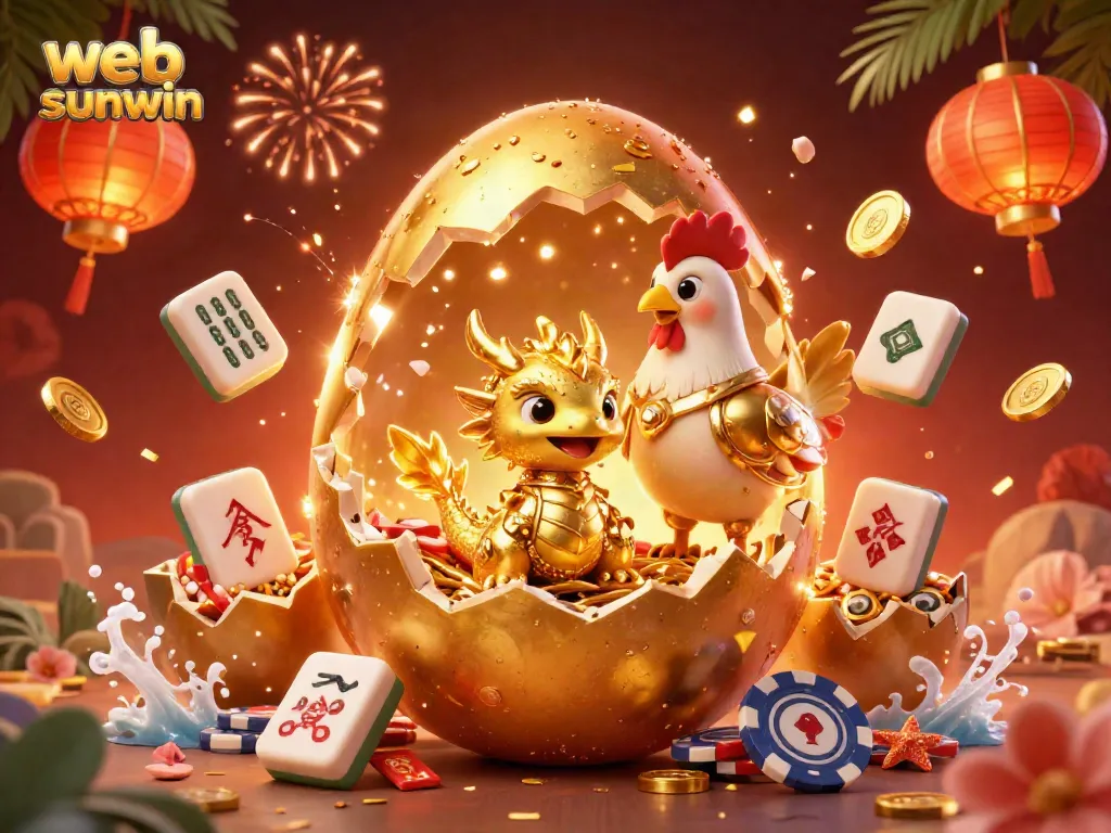 Spin to win big at web sunwin with this colorful casino-themed illustration