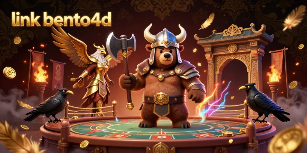 Experience thrilling gameplay with the link bento4d in this vibrant gambling scene rich in visual details.