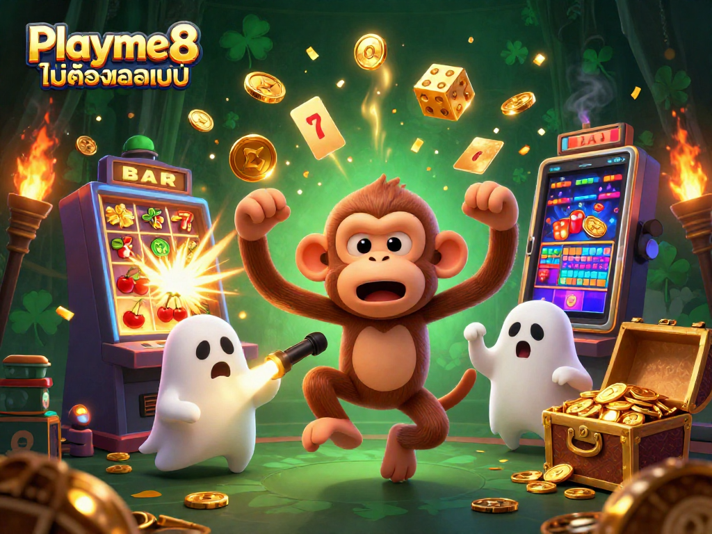 เล่นเกมคาสิโนออนไลน์ Playme8 ไม่ต้องโหลดแอป พร้อมภาพบรรยากาศคาสิโนที่น่าตื่นเต้น