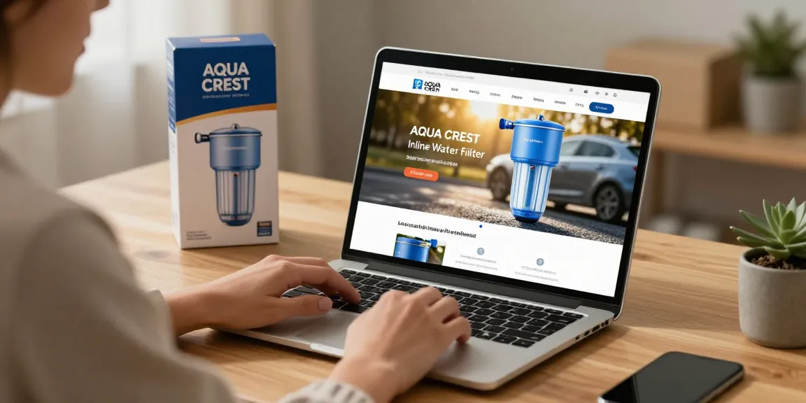 AQUA CREST Inline Water Filter, Dedicated for Car Washing - Ideal for online shopping and e-commerce product reviews. Best deals and buyer's guide.