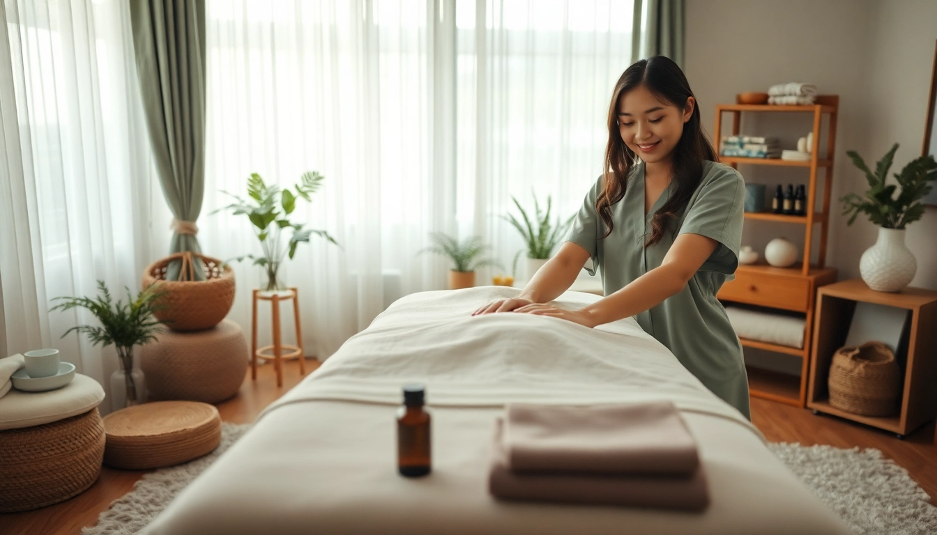 Experience 오산출장마사지 in a serene home setting with a professional therapist.