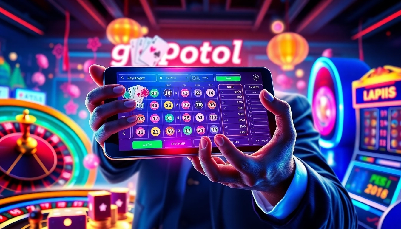 gopaytogel platform showcasing instant lottery wins with smooth digital betting interface