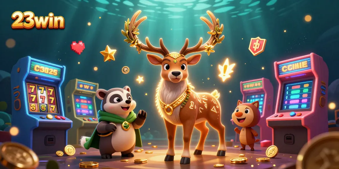Win big at 23win with an eye-catching slot game featuring rich colors and 3D characters.